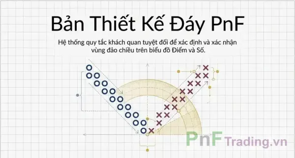 Cách nhận diện vùng Đáy đảo chiều từ yếu đến mạnh trong Biểu đồ Point and Figure